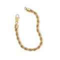 Mens Rope Chain Bracelet - 6mm
