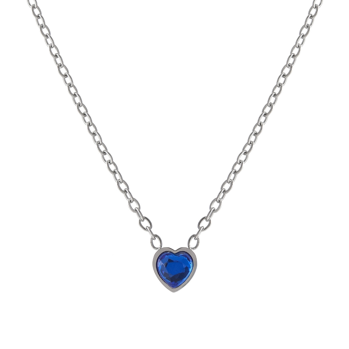 Heart Birthstone Necklace | Necklaces by DORADO