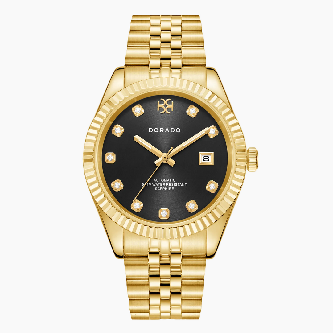 DORADO Gold Timeless Watch - Black | Watch by DORADO