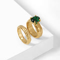 Heirloom Oval Stone Ring Set | Rings by DORADO
