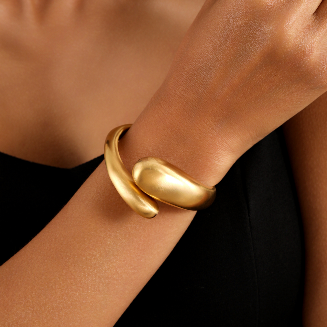 Classic Frosted Cuff Bracelet | Bracelets by DORADO