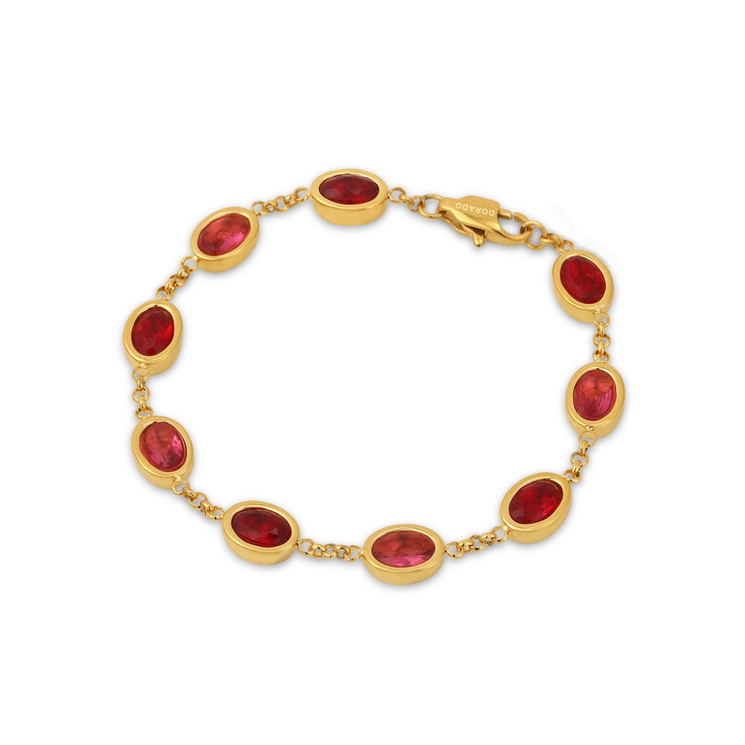Heirloom Royal Rose Stone Bracelet