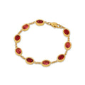 Heirloom Royal Rose Stone Bracelet