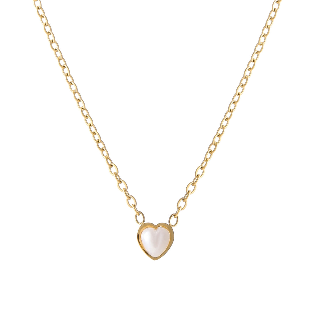 Heart Birthstone Necklace | Necklaces by DORADO