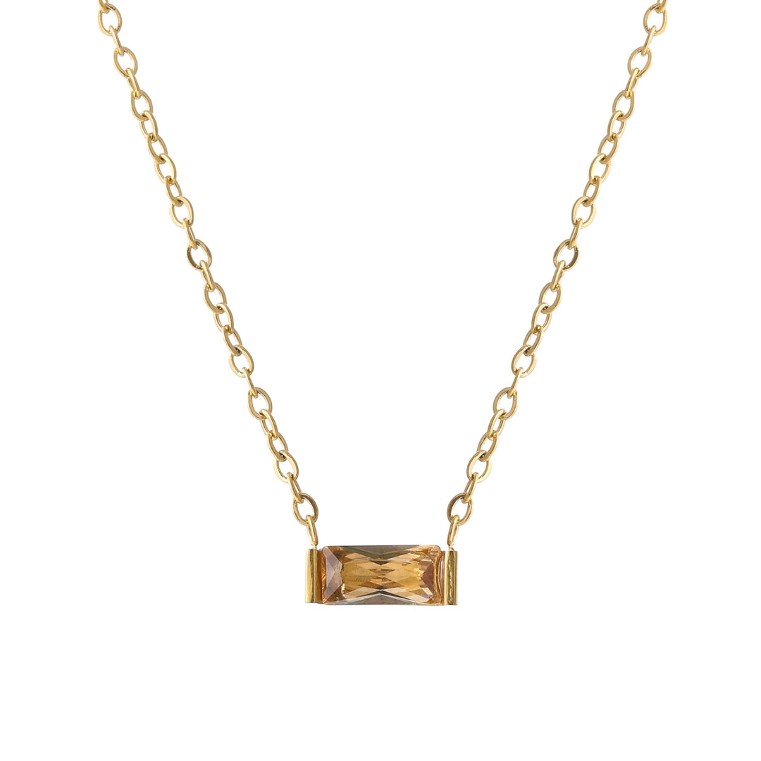 Birthstone Crystal Necklace | Necklaces by DORADO