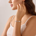 Iced Clover Tennis Bracelet