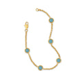Heirloom Turquoise Bezel Bracelet | Bracelets by DORADO