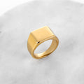 Minimal Signet Ring | Rings by DORADO