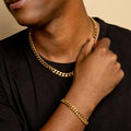 Mens Cuban Link Bracelet - 8mm