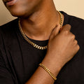 Mens Miami Cuban Link Chain - 8mm