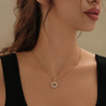 Iced Baguette Initial Necklace | Necklaces by DORADO