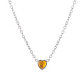 Heart Birthstone Necklace