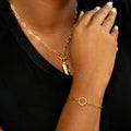 Paperclip Charm Bracelet | DORADO