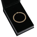 Mens Iced Cuban Link Bracelet - 5mm