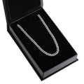 Mens Iced Cuban Link Chain - 5mm