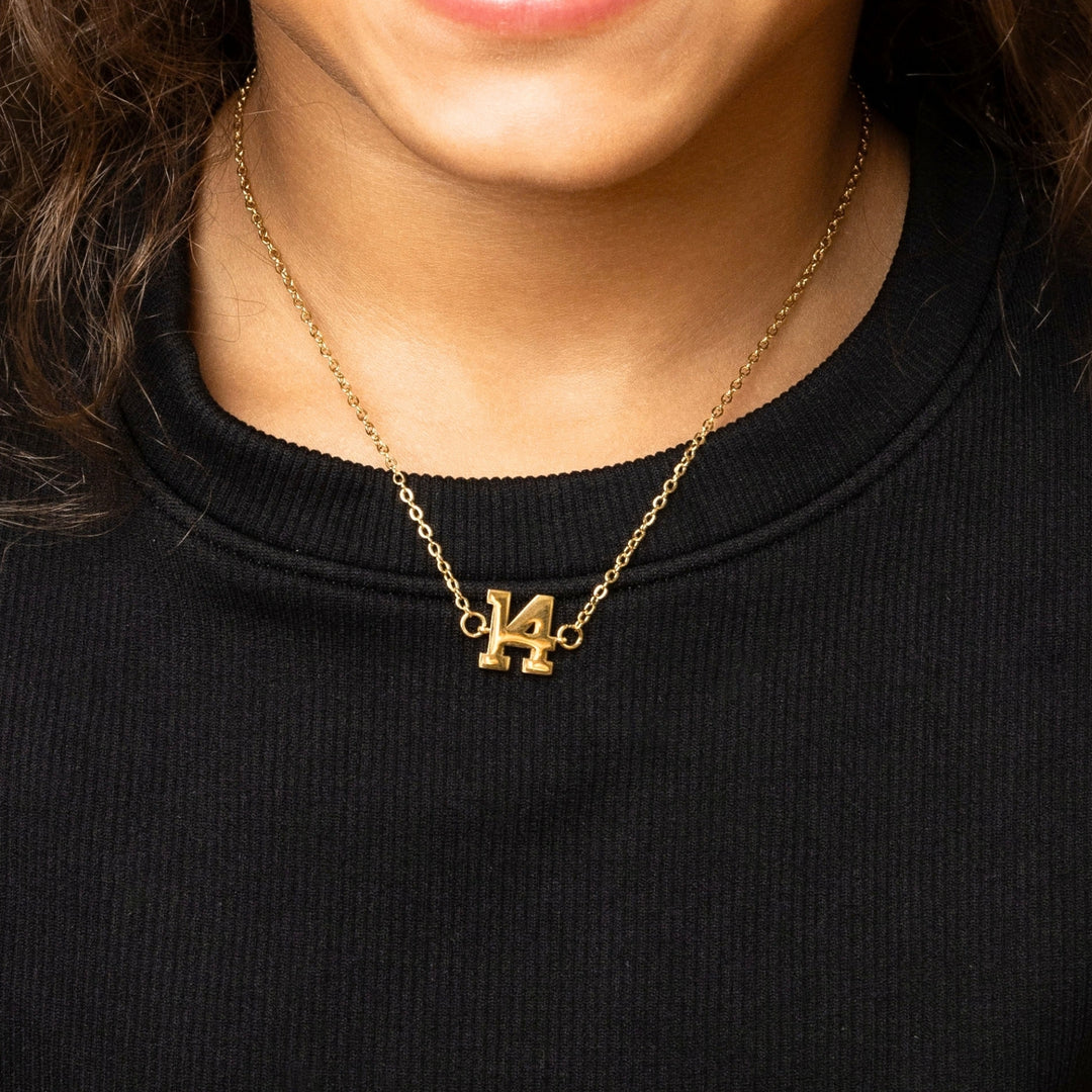 Kids Varsity Letter Necklace
