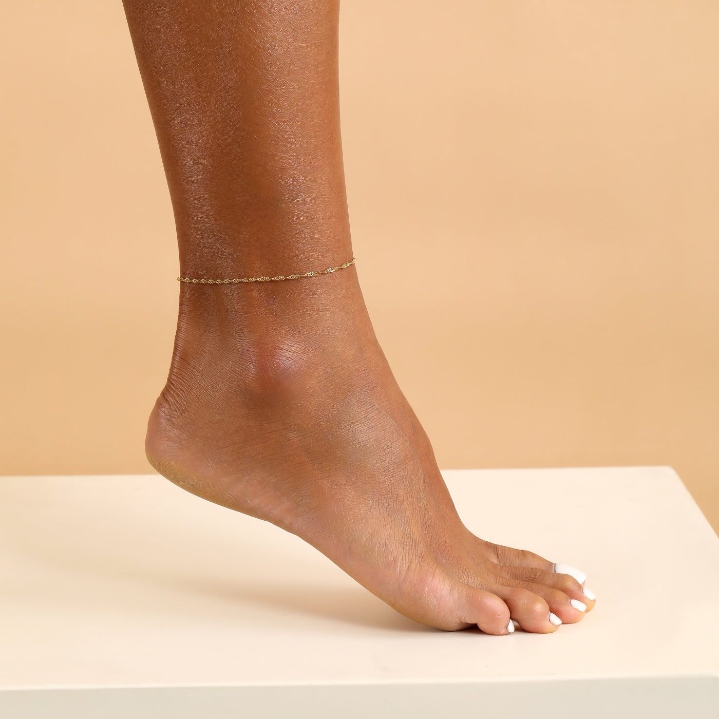 Singapore Chain Anklet | Anklets by DORADO