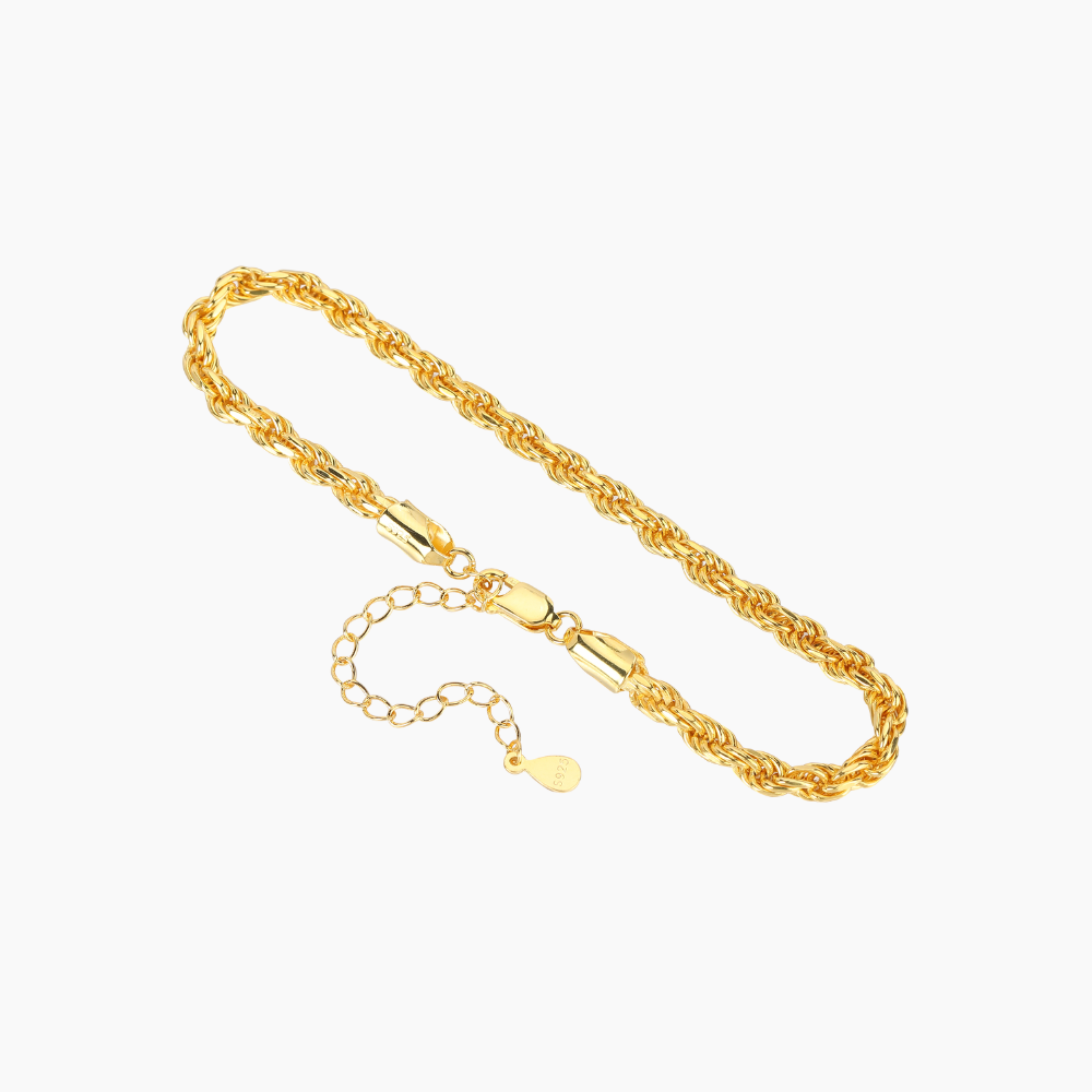 Rope Chain Bracelet - 4mm | Dorado Fashion