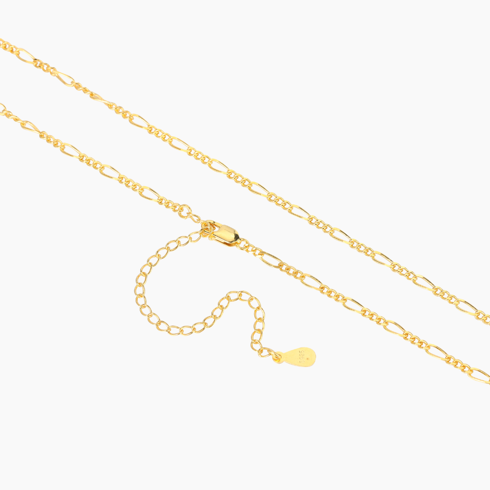Figaro Chain Necklace - 2mm | Dorado Fashion