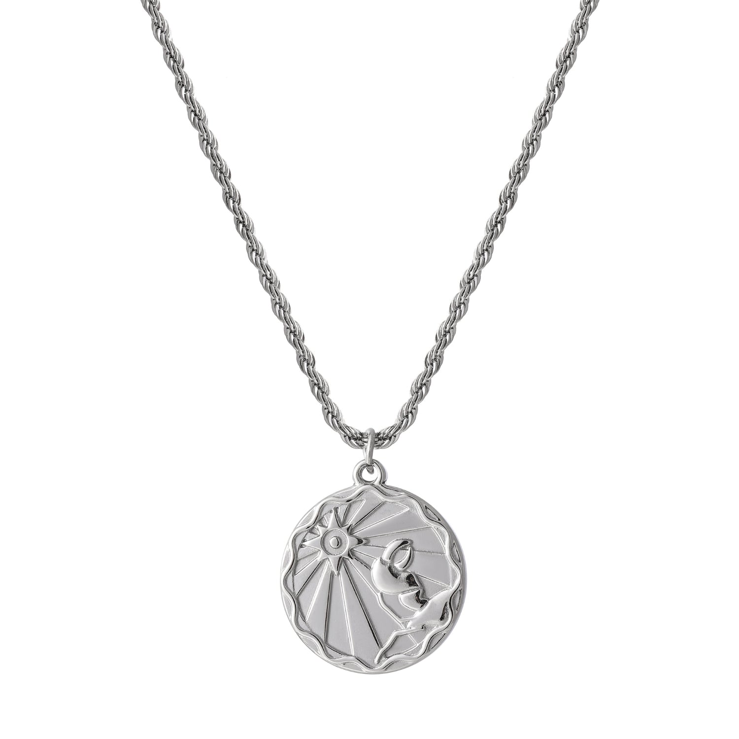 Zodiac Coin Necklace w/ Rope Chain | Necklaces by DORADO