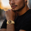 DORADO Gold Timeless Watch - Chocolate | Watch by DORADO