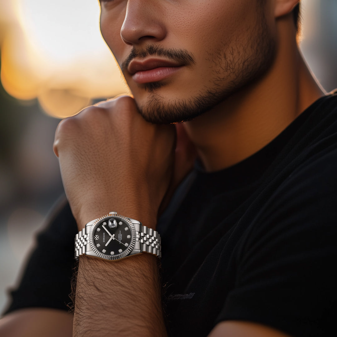 DORADO Silver Timeless Watch - Black | Watch by DORADO