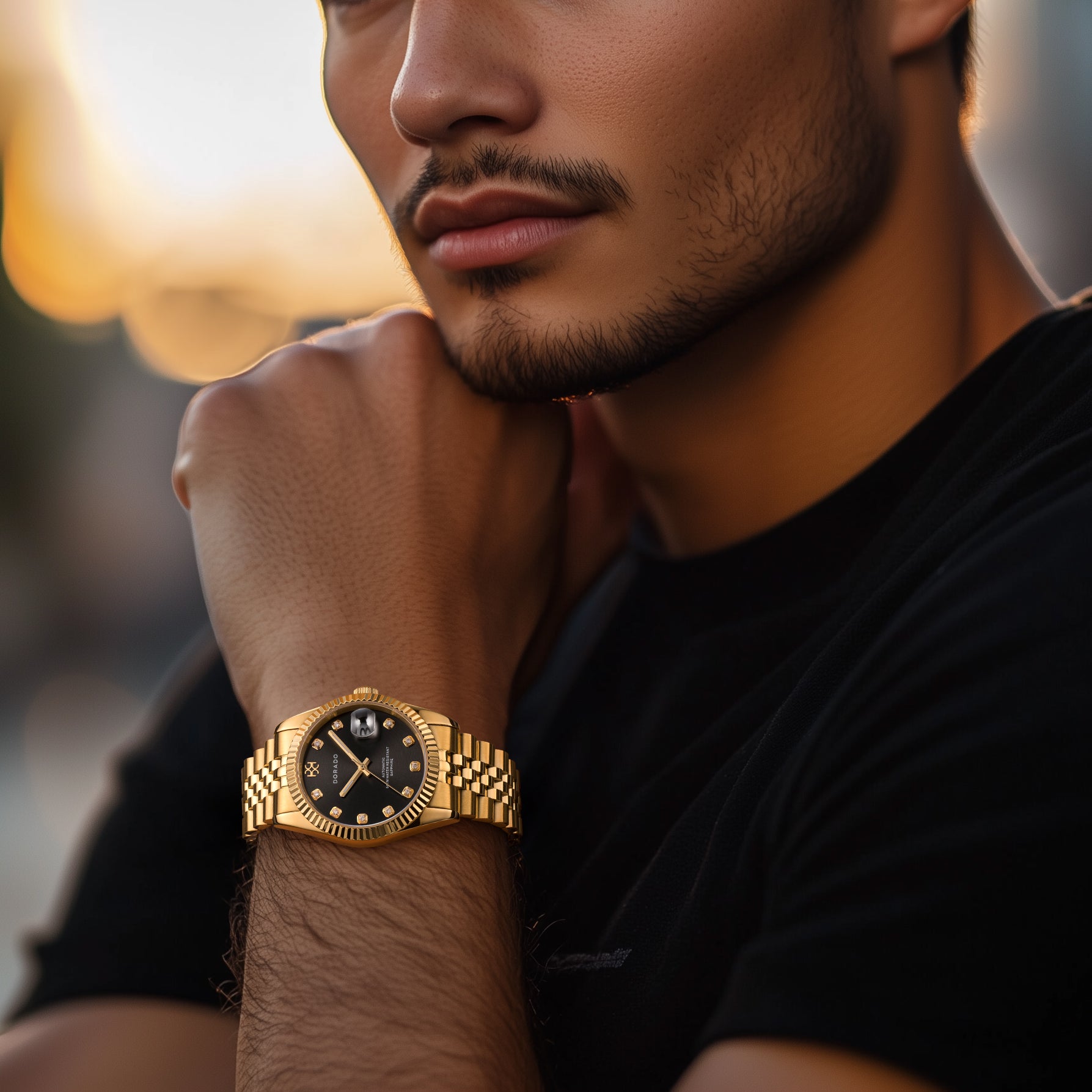 DORADO Gold Timeless Watch - Black | Watch by DORADO