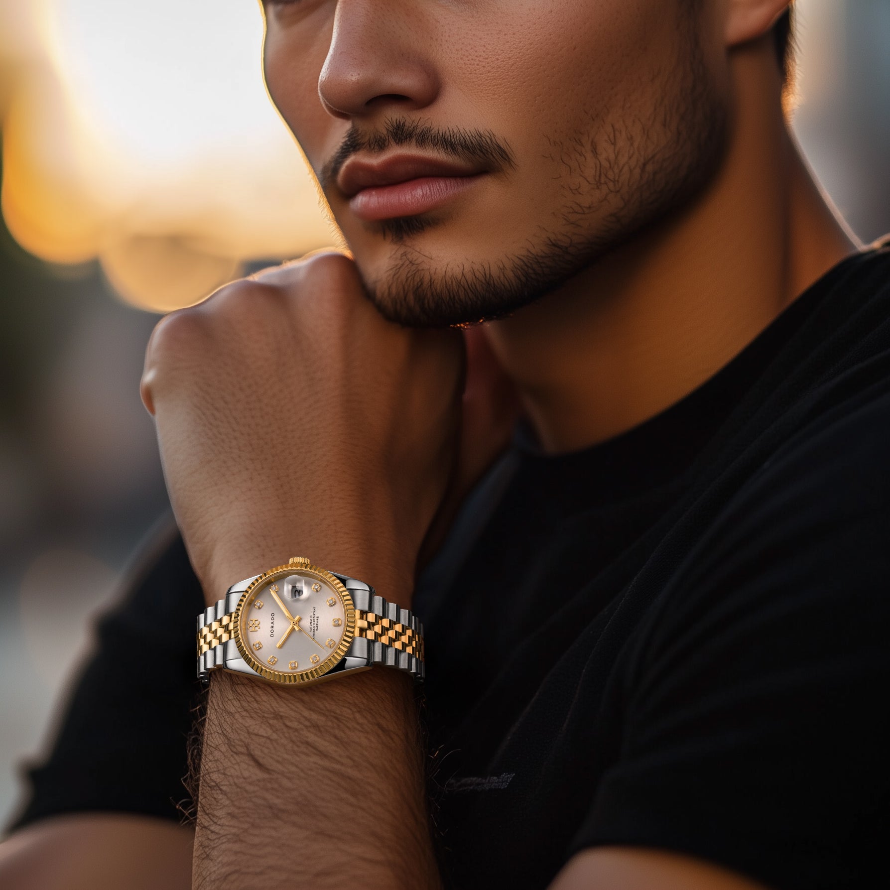 DORADO Two Tone Timeless Watch - Silver | Watch by DORADO