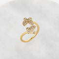Open Iced Butterfly Ring | Rings by DORADO