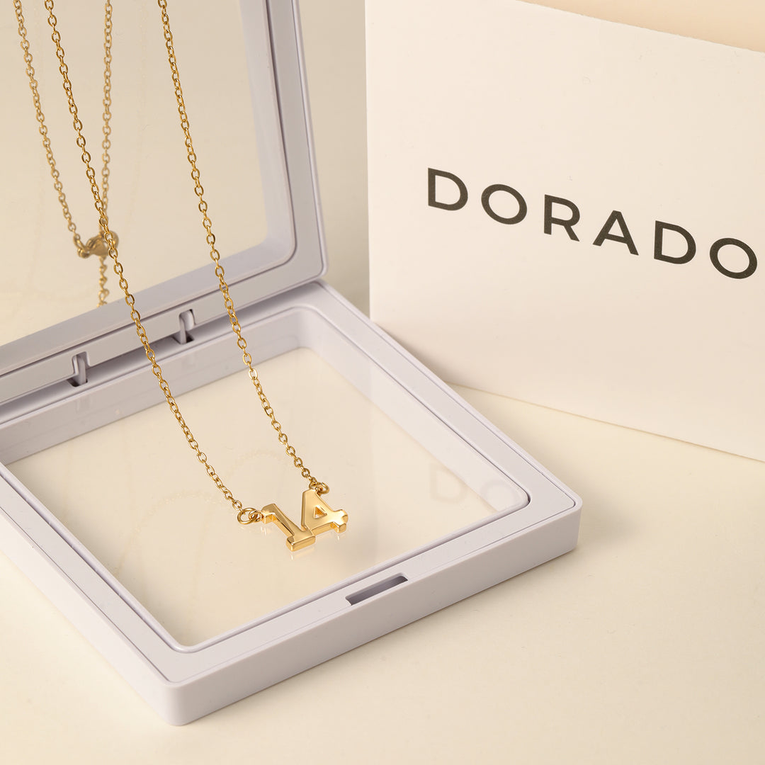 Kids Varsity Letter Necklace | DORADO