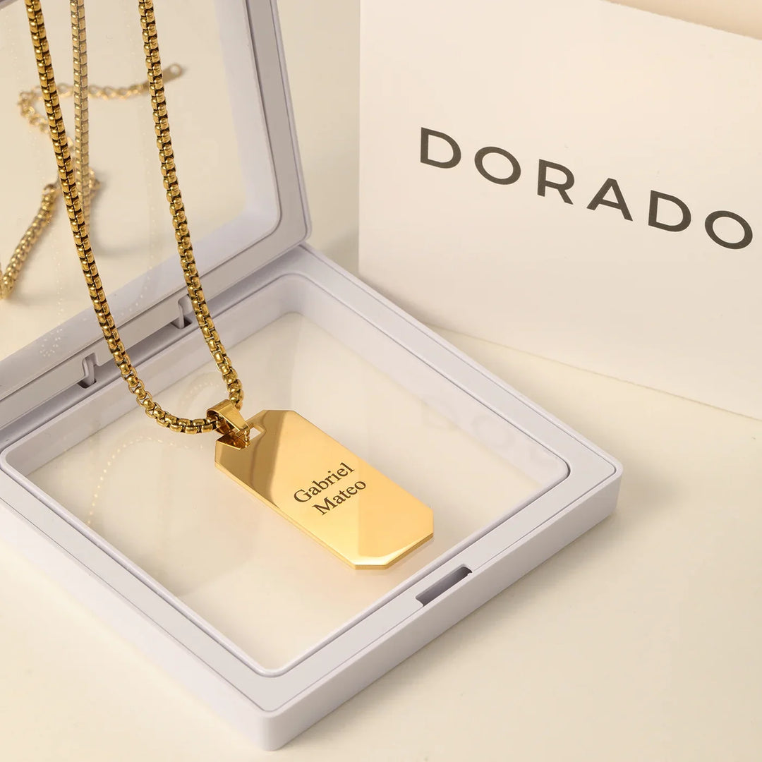 Mens Multi Name Dog Tag Pendant | DORADO