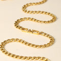 Mens Initial Tag Necklace w/ Cuban Chain | DORADO