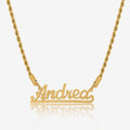 Diamond Cut Underline Name Necklace | Necklaces by DORADO