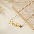 Birthstone Name Necklace | Necklaces by DORADO