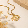 Heart Initial Necklace w/ Satellite Chain | Necklaces by DORADO