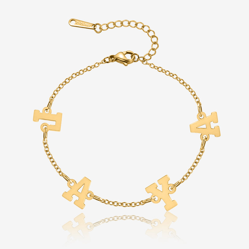 Letters Bracelet | Bracelets by DORADO