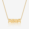 Bubble Letter Name Necklace