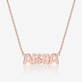 Bubble Letter Name Necklace