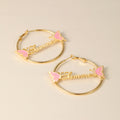 Kids Butterfly Name Hoops | DORADO