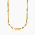Mens Multi Name Necklace w/ Cuban Chain | DORADO
