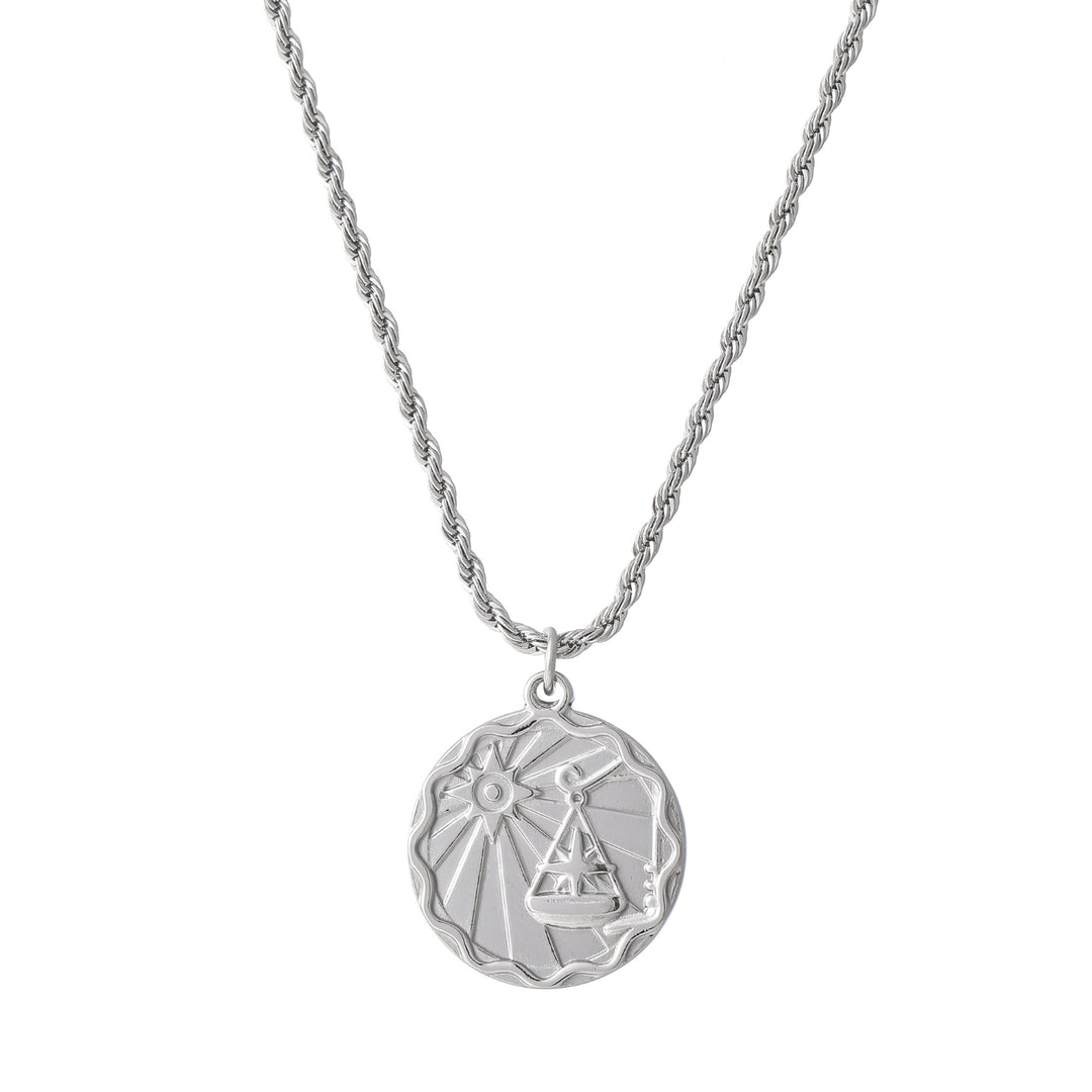 Zodiac Coin Necklace w/ Rope Chain | Necklaces by DORADO