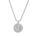 Zodiac Coin Necklace w/ Rope Chain