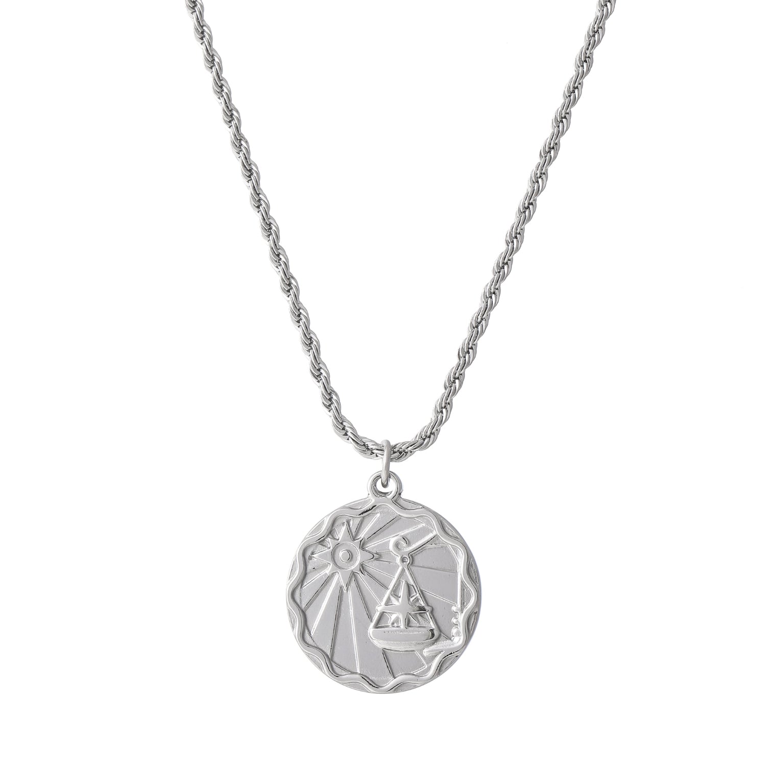 Zodiac Coin Necklace w/ Rope Chain | Necklaces by DORADO