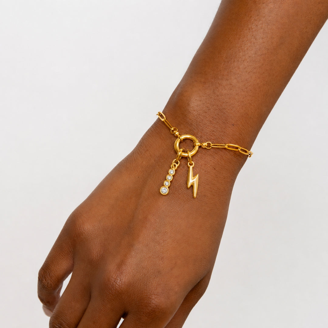 Bezel Drop Charm | DORADO