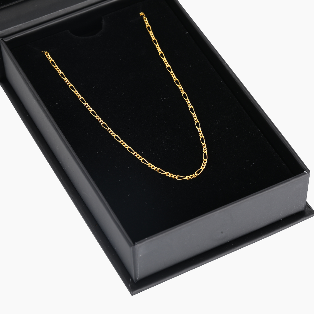 Figaro Chain Necklace - 2mm | Dorado Fashion