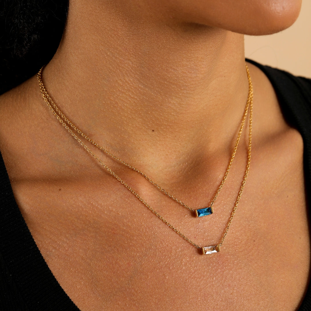 Birthstone Crystal Necklace | Necklaces by DORADO