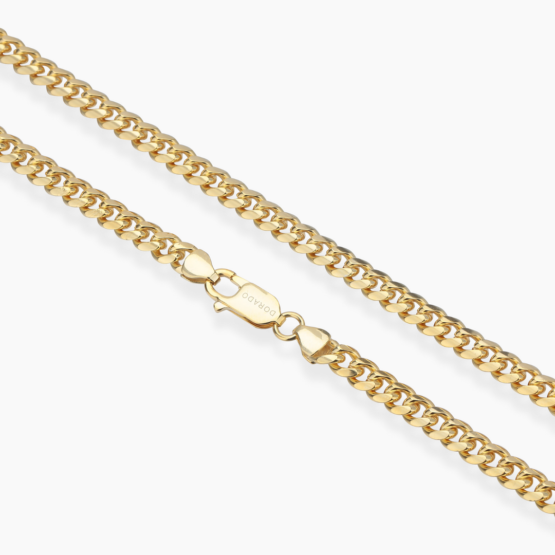 Miami Cuban Link Chain - 5mm | Necklaces by DORADO