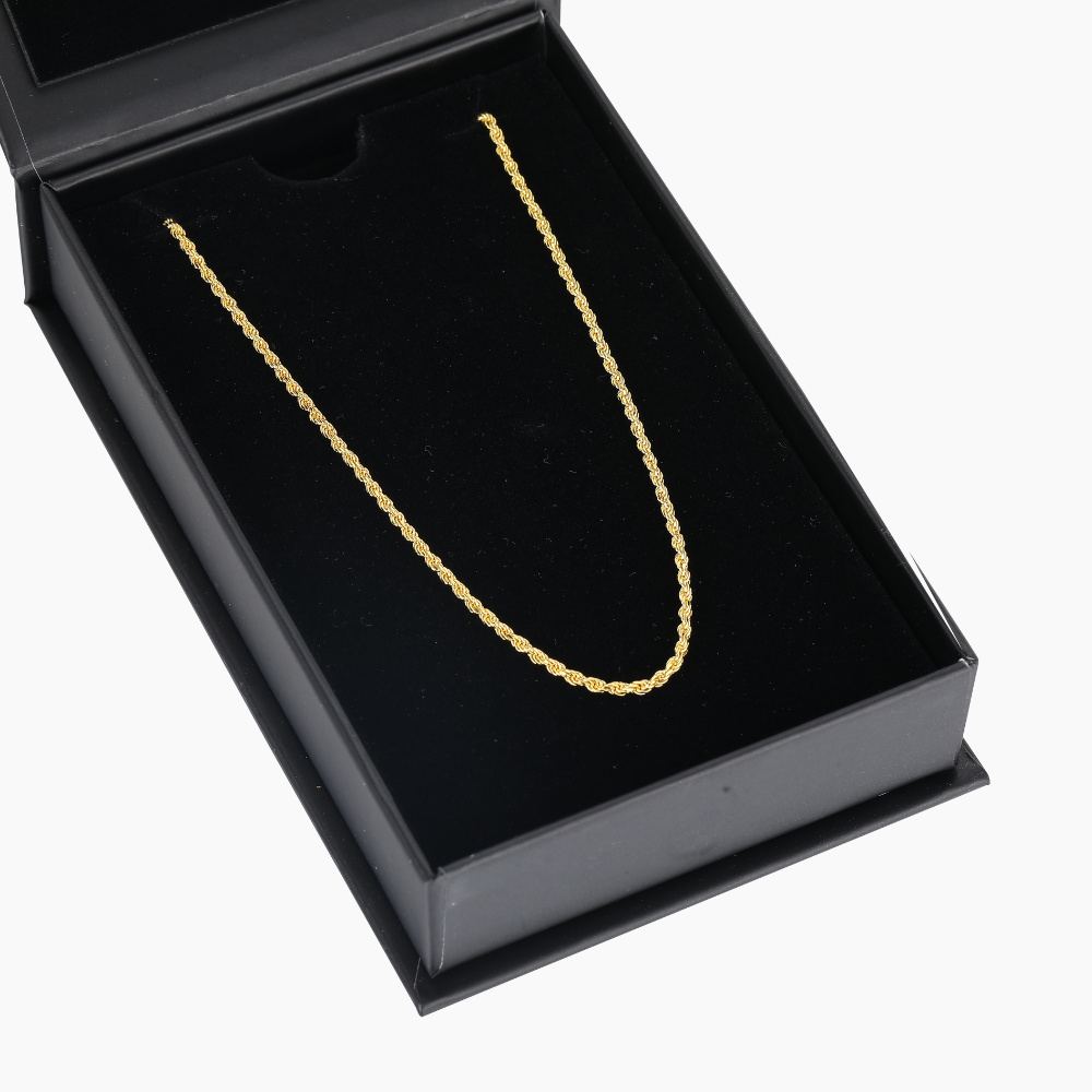 Rope Chain Necklace - 2mm | Dorado Fashion