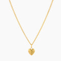 Heart Pendant w/ Cuban Chain | Necklaces by DORADO