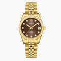 DORADO Gold Timeless Watch - Chocolate | Watch by DORADO